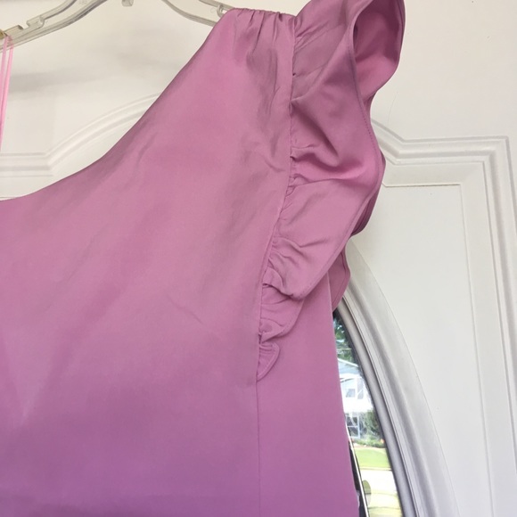 J.crew One Shoulder Ruffle Dress - Picture 4 of 5